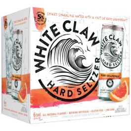 WHITE CLAW RUBY GRAPEFRUIT 24OZ CANS EACH
